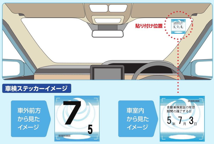 bmw 車検証ステッカー